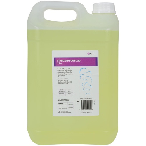 QTX Standard Fog Fluid, Yellow  (5 Litre)