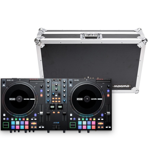 Rane One, Professional Motorised DJ Controller Inc. Serato DJ Pro + Magma CTRL Workstation Flight Case Bundle Deal