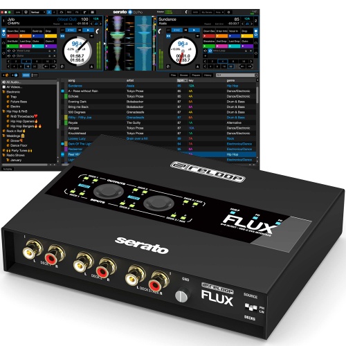 Reloop Flux, 6-In/Out USB-C DVS Interface for Serato DJ Pro