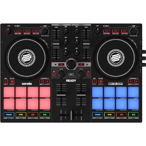 Reloop Ready, Compact 2-Channel DJ Controller Inc. Serato DJ Lite