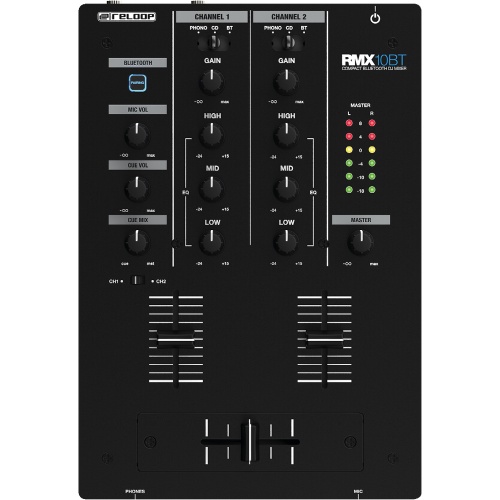 Reloop RMX-10 BT, Compact Bluetooth DJ Mixer