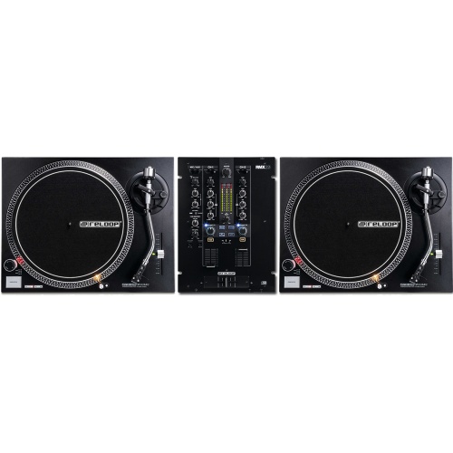 Reloop 2 x RP2000MK2 DJ Turntables + RMX-22i Mixer Bundle