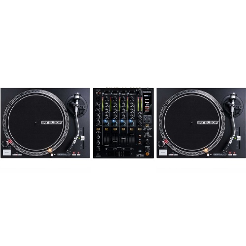 Reloop 2x RP4000 MK2 DJ Turntables + RMX60 Mixer Bundle Deal