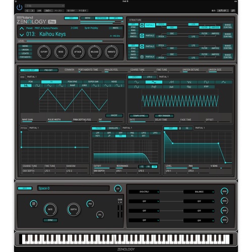 Roland Cloud Zenology Pro Virtual Instrument, Software Download