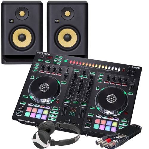 Roland DJ-505, KRK Rokit RP5 G4, Headphone Bundle Deal