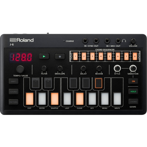 Roland Aira Compact J-6 Chord Synthesizer, Battery Powered