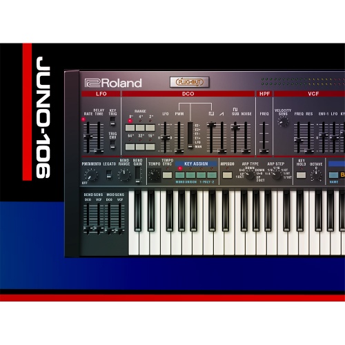 Roland Cloud Juno-106 Synthesizer, Plugin Instrument, Software Download