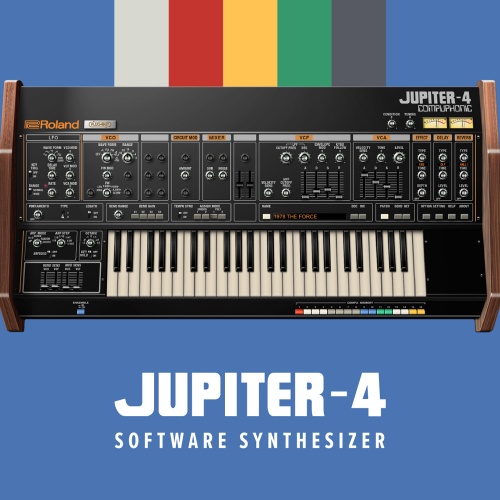 Roland Jupiter 4 Synthesizer, Plugin Instrument, Software Download