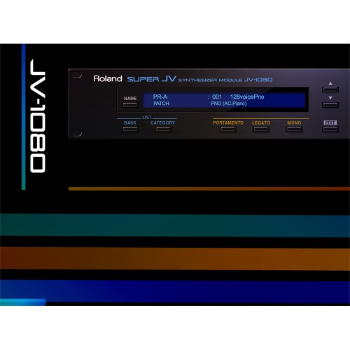 Roland Cloud JV-1080 Synthesizer, Plugin Instrument, Software Download