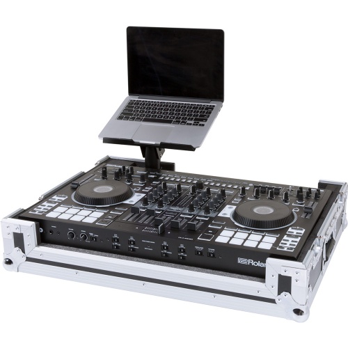 Roland DJ-808 Flight Case With Wheels & Laptop Stand (RCC-DJ808W)