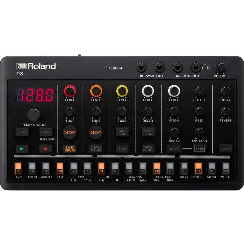 Roland Aira Compact T-8 Beat Machine, Battery Powered