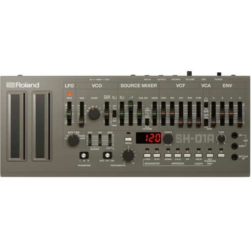 Roland Boutique SH-01A Grey Synthesizer, Based On The Classic SH-101