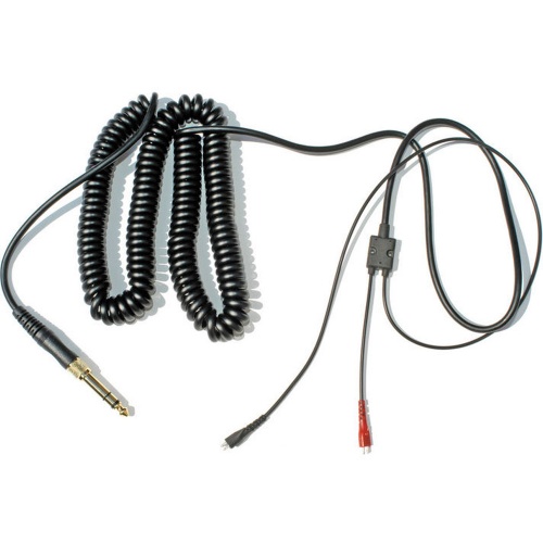Sennheiser Genuine HD25 Coiled Cable, 3.5mm Threaded Plug With Adaptor
