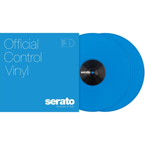 Serato Control Vinyl, Neon Series, Blue (Pair) Limited Edition