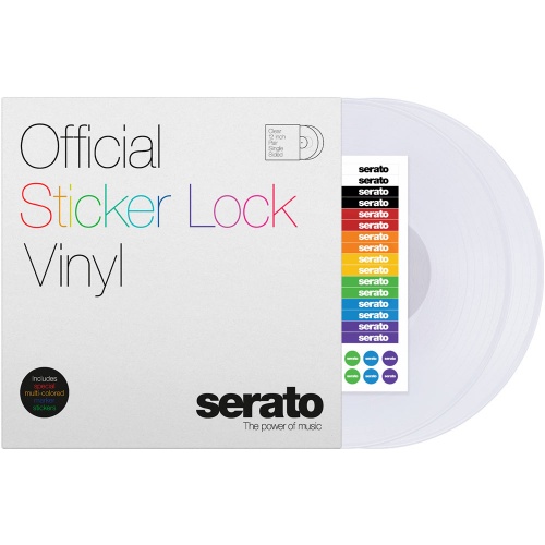 Serato Official 12'' Sticker Lock Vinyl (Pair)