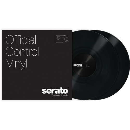 Serato 12" Standard Colours Control Vinyl - Black (Pair)