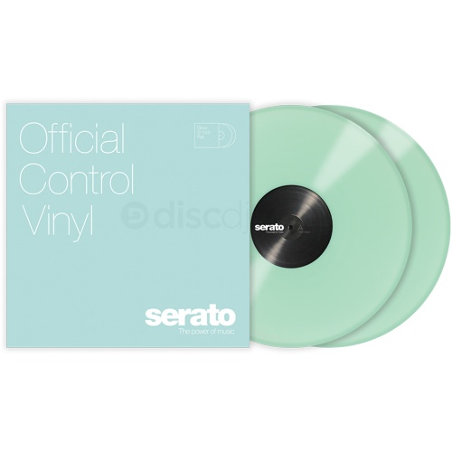 Serato 12'' Standard Colours Control Vinyl - Glow In Dark (Pair)