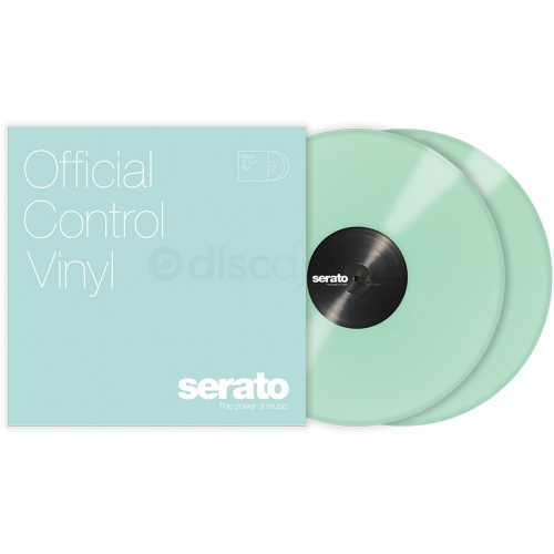Serato 12'' Standard Colours Control Vinyl - Glow In Dark (Pair) (B-Stock/Freaks)