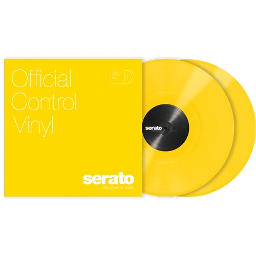 Serato 12'' Standard Colours Control Vinyl - Yellow (Pair)