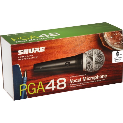 Shure PGA48 Cardioid Dynamic Vocal Microphone