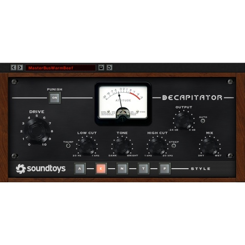 Soundtoys Decapitator Analog Saturation Modeler Effects Plugin, Software Download