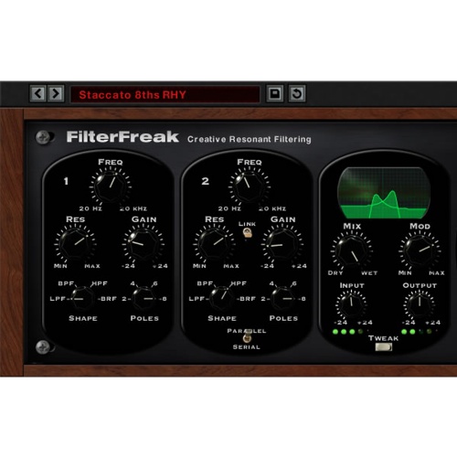 Soundtoys FilterFreak, Resonant Analog Filter Effects Plugin Software Download