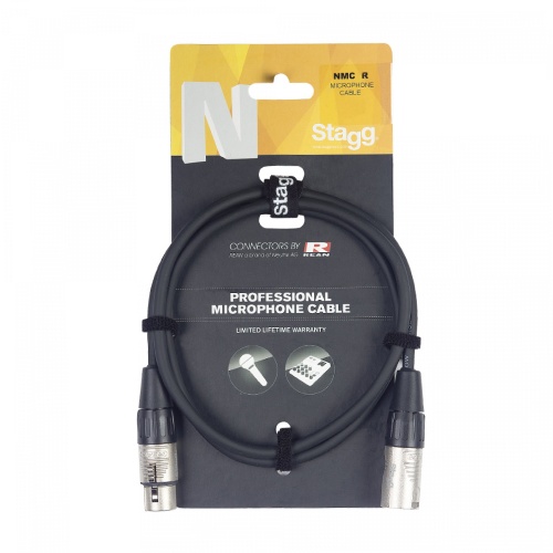 Stagg XLRm - XLRf 10 Metre Balanced Audio Cable (NMC10R)