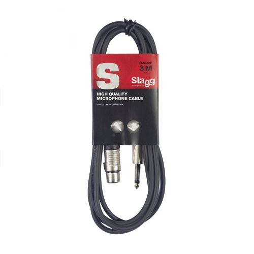 Stagg Jack- XLRf 3 Metre Balanced Audio Cable (SMC3XP)