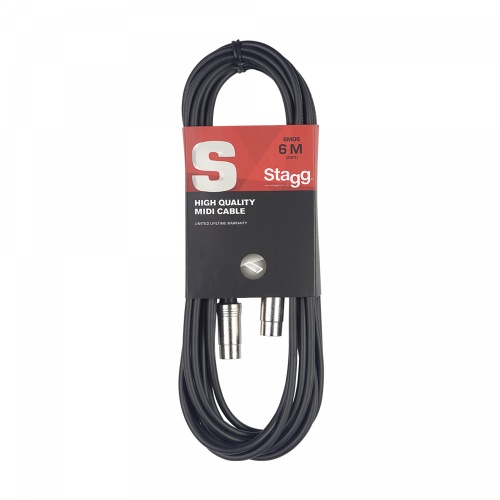 Stagg MIDI-MIDI 6 Metre Cable (SMD6)