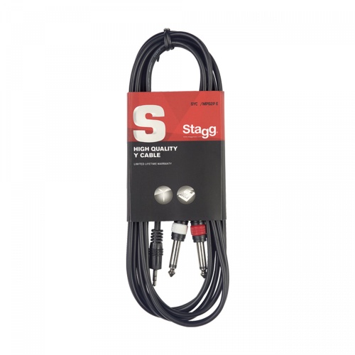 Stagg Mini Stereo Jack - 2 X Jack 2M Audio Cable (SYC2/MPSB2P E)