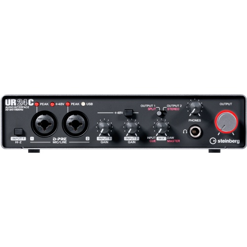 Steinberg UR24C, 2x4 USB-3 Audio Interface For PC/Mac/iOS With MIDI