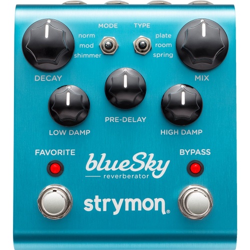 Strymon BlueSky Reverberator (V2) Reverb Effects Pedal with MIDI