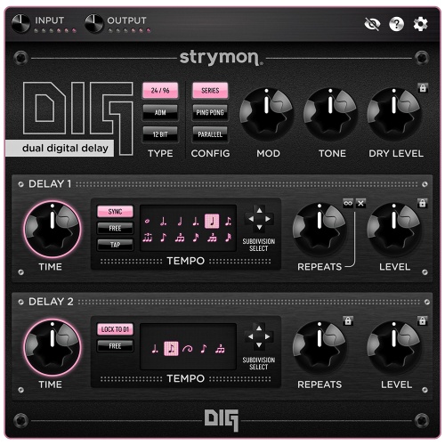 Strymon DIG Plugin Digital Delay, Software Download