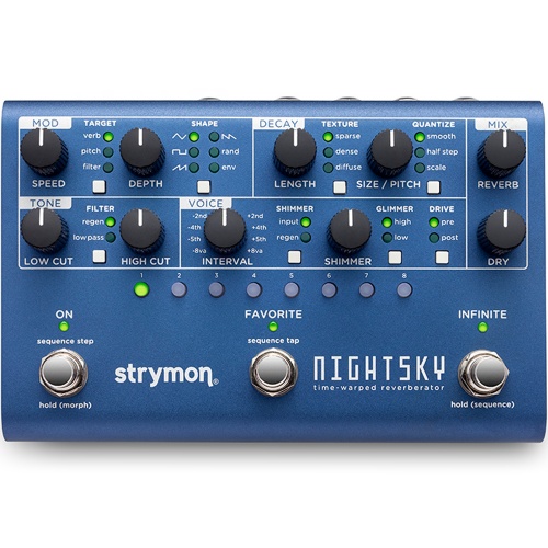 Strymon NightSky, Time-Warped Reverberator Effects Pedal