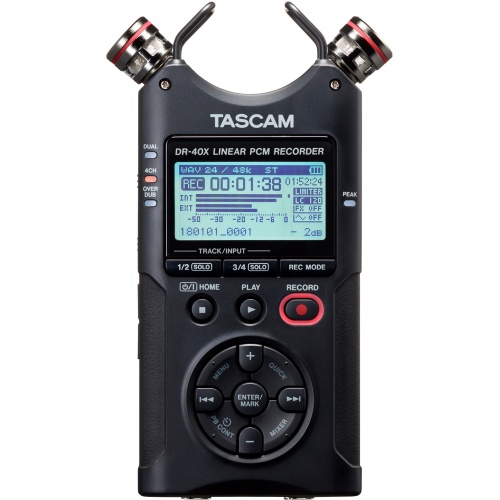 Tascam DR-40X Portable 4-Track Audio Recorder & USB Interface