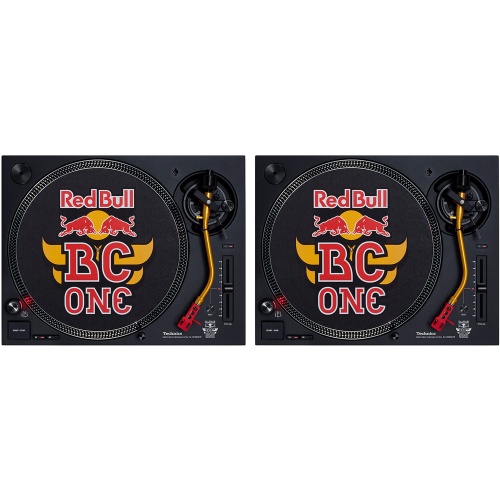 Technics SL-1210 MK7 Limited Edition Red Bull BC One Direct Drive DJ Turntables (Pair)