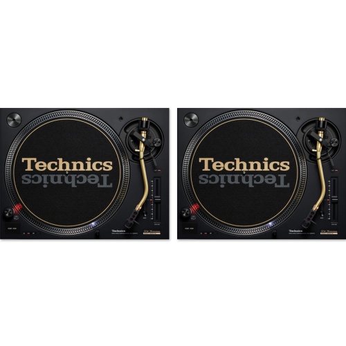 Technics SL-1200 MK7 DJ Turntable 50th Anniversary Limited Edition, Black (Pair)