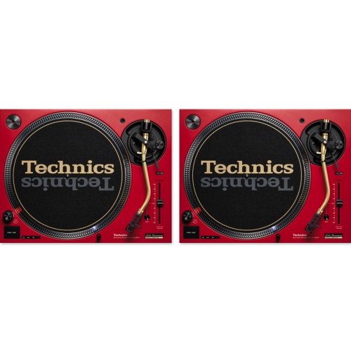 Technics SL-1200 MK7 DJ Turntable 50th Anniversary Limited Edition, Red (Pair)
