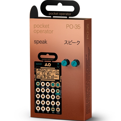 Teenage Engineering PO-35 Speak Pocket Operator Vocal Synth and Sequencer with Built-in Microphone