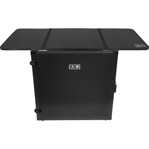 UDG Ultimate Fold Out DJ Table, Black MK2 Plus with Wheels