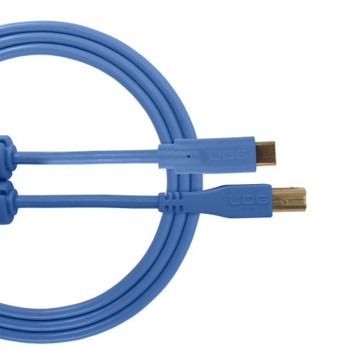 UDG USB-C to USB-B Straight Cable, Blue 1.5 Metre