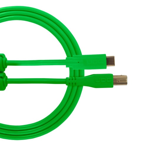 UDG USB-C to USB-B Straight Cable, Green 1.5 Metre