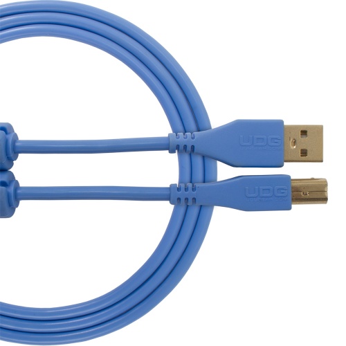 UDG USB-A to USB-B Straight Cable, Light Blue 3 Metre