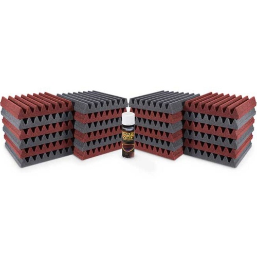 Universal Acoustics Solar Pluto 1 Treatment Kit, Charcoal & Burgundy