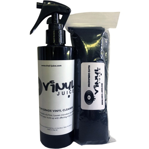 Vinyl Juice, Record Cleaner & Microfibre Cloth Kit