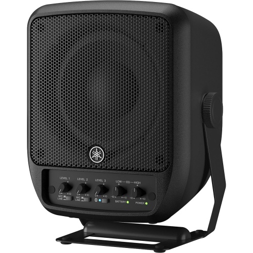 Yamaha Stagepas 100BTR, 100w Portable PA System with Built-In 3-Channel Digital Mixer, Bluetooth & Lithium Ion Battery