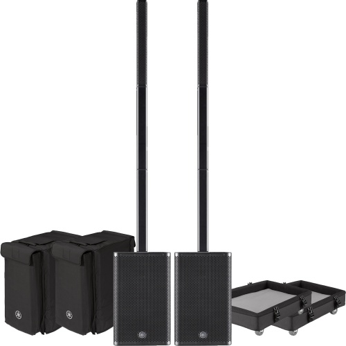 Yamaha Stagepas 1K Speakers, Dolly Boards + Padded Covers (Pair)
